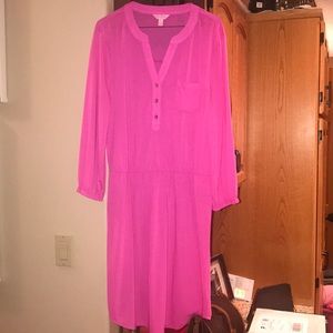 Lilly Pulitzer shirt dress in pink